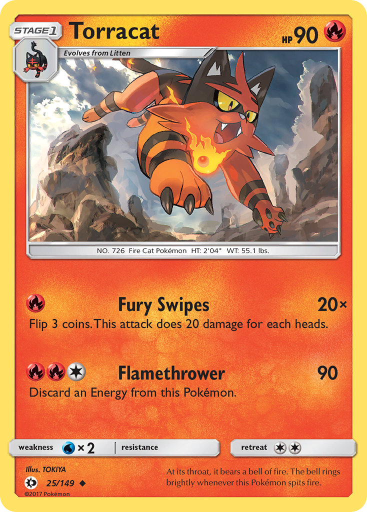 Torracat (25/149) [Sun & Moon: Base Set] | Cracking-Singles