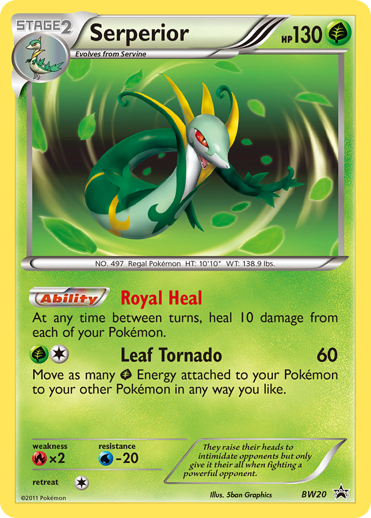 Serperior (BW20) [Black & White: Black Star Promos] | Cracking-Singles