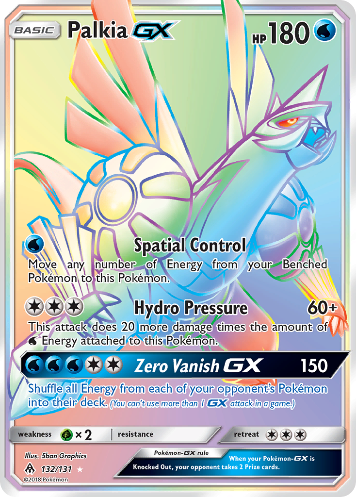 Palkia GX (132/131) [Sun & Moon: Forbidden Light] | Cracking-Singles