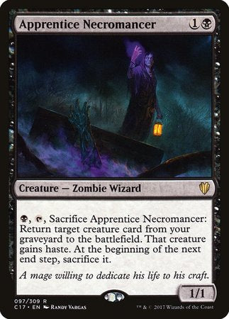 Apprentice Necromancer [Commander 2017] | Cracking-Singles