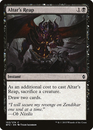 Altar's Reap [Battle for Zendikar] | Cracking-Singles