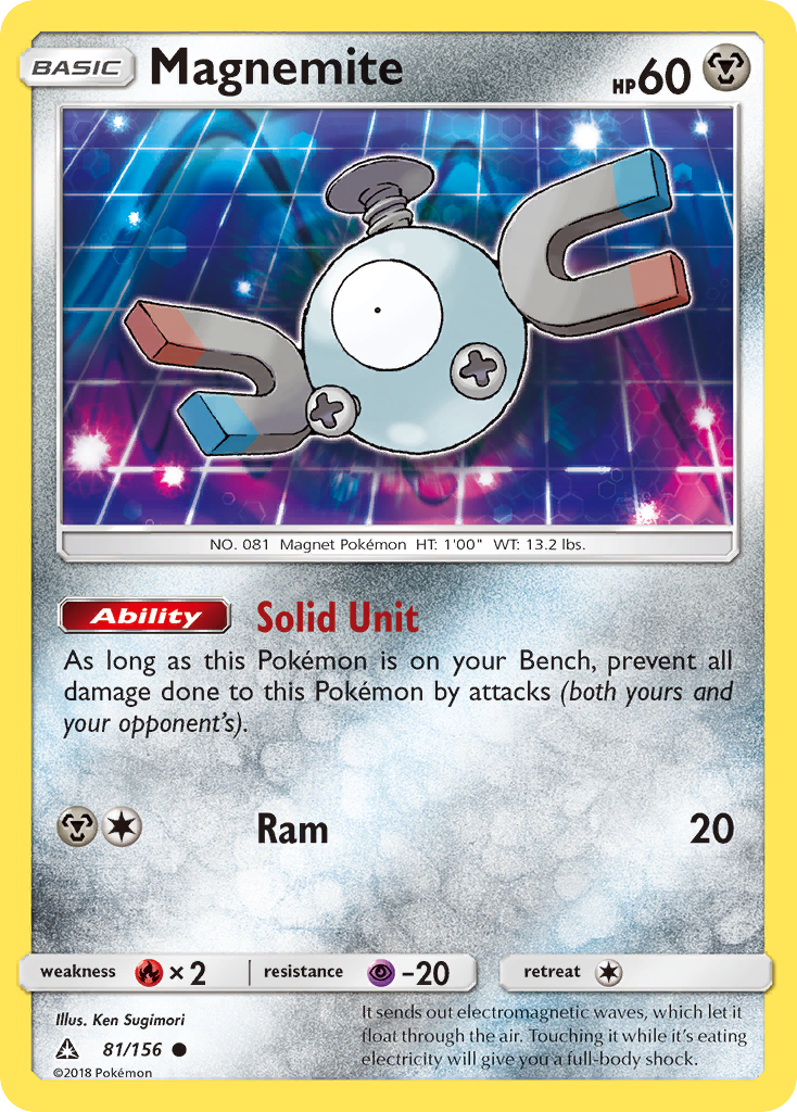 Magnemite (81/156) [Sun & Moon: Ultra Prism] | Cracking-Singles