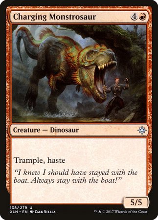 Charging Monstrosaur [Ixalan] | Cracking-Singles