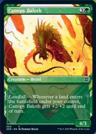 Canopy Baloth (Showcase) [Zendikar Rising] | Cracking-Singles