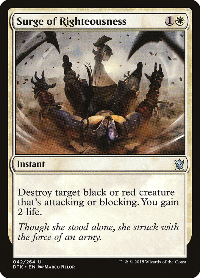 Surge of Righteousness [Dragons of Tarkir] | Cracking-Singles