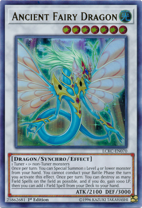 Ancient Fairy Dragon [LCKC-EN070] Ultra Rare | Cracking-Singles