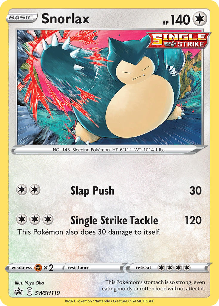 Snorlax (SWSH119) [Sword & Shield: Black Star Promos] | Cracking-Singles