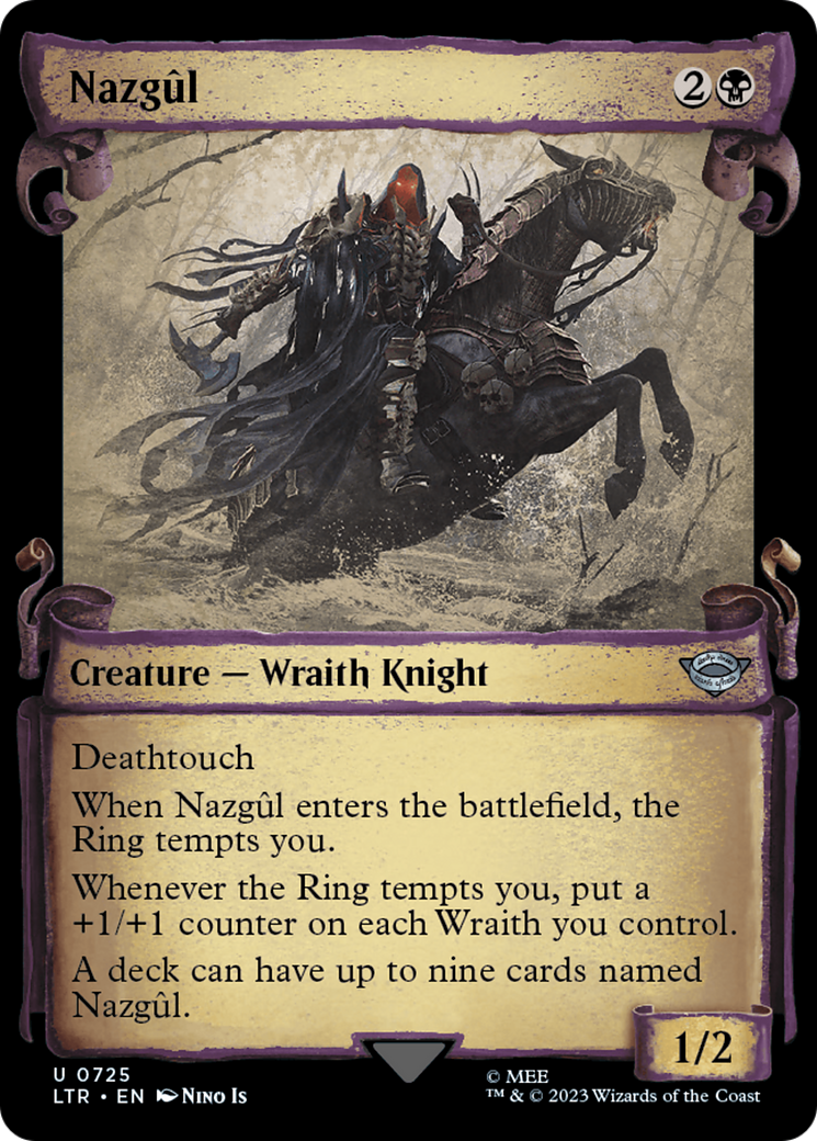 Nazgul (0725) [The Lord of the Rings: Tales of Middle-Earth Showcase Scrolls] | Cracking-Singles