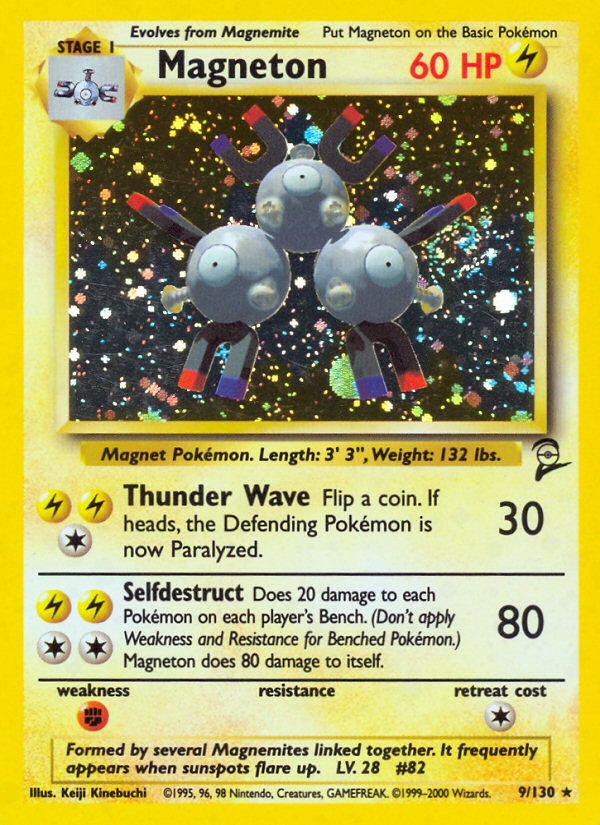 Magneton (9/130) [Base Set 2] | Cracking-Singles