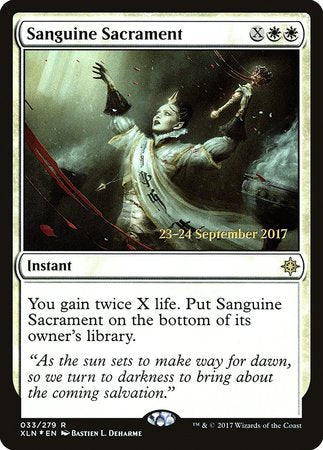 Sanguine Sacrament [Ixalan Promos] | Cracking-Singles