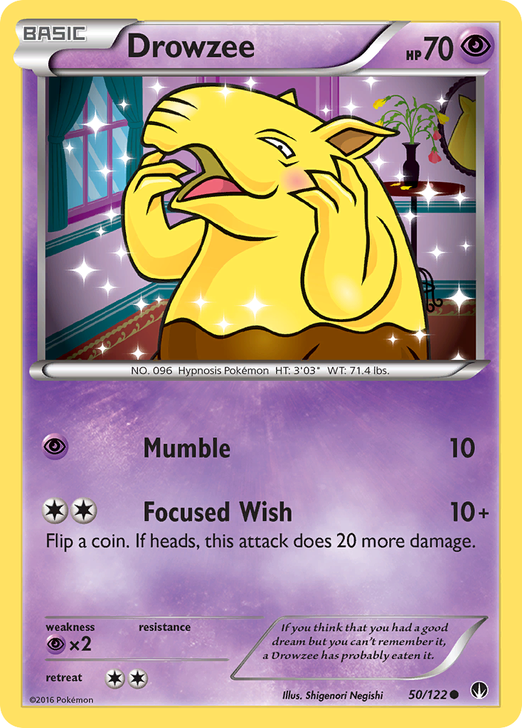 Drowzee (50/122) [XY: BREAKpoint] | Cracking-Singles