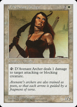 D'Avenant Archer [Fifth Edition] | Cracking-Singles