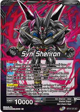 Syn Shenron // Syn Shenron, Resonance of Shadow (BT14-121) [Cross Spirits] | Cracking-Singles