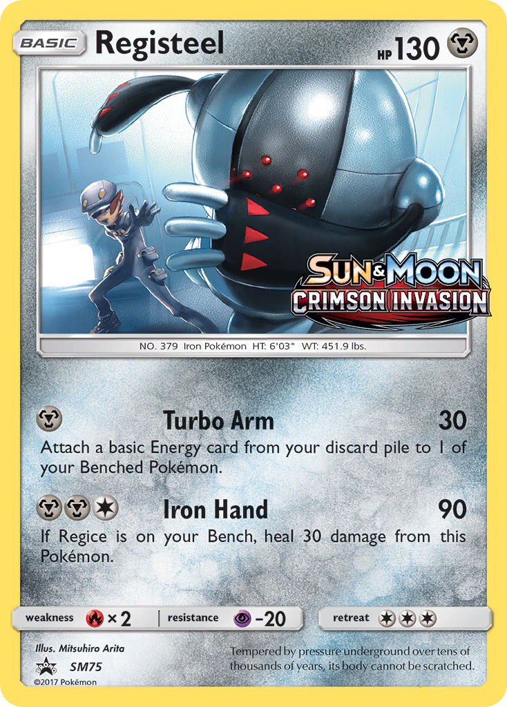 Registeel (SM75) [Sun & Moon: Black Star Promos] | Cracking-Singles