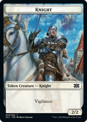 Elemental // Knight Double-sided Token [Double Masters 2022 Tokens] | Cracking-Singles