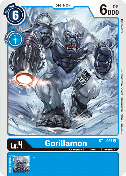 Gorillamon [BT1-037] [Release Special Booster Ver.1.0] | Cracking-Singles