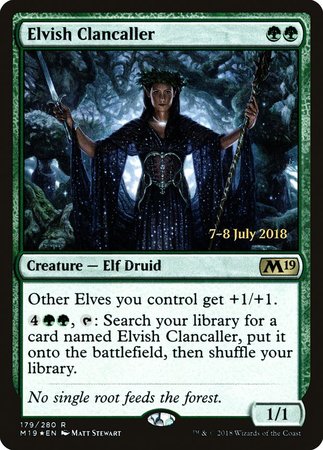 Elvish Clancaller [Core Set 2019 Promos] | Cracking-Singles