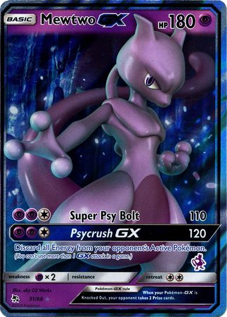 Mewtwo GX (31/68) (Mewtwo Deck) [Battle Academy 2020] | Cracking-Singles