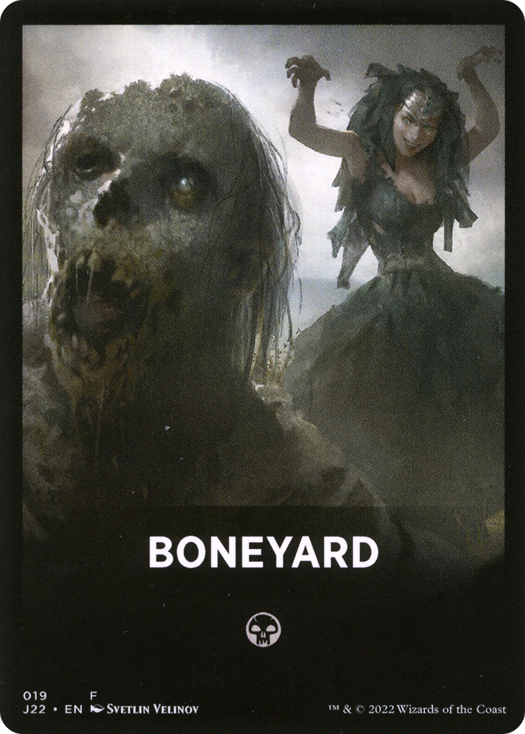 Boneyard Theme Card [Jumpstart 2022 Front Cards] | Cracking-Singles