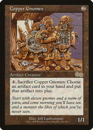 Copper Gnomes [Urza's Saga] | Cracking-Singles