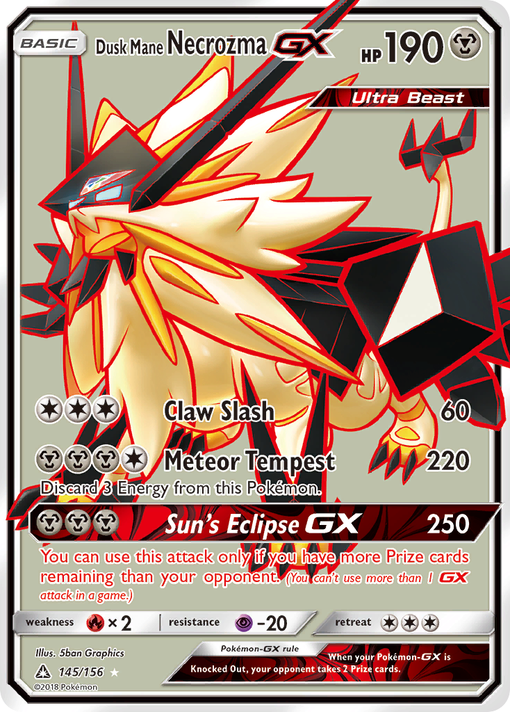 Dusk Mane Necrozma GX (145/156) [Sun & Moon: Ultra Prism] | Cracking-Singles