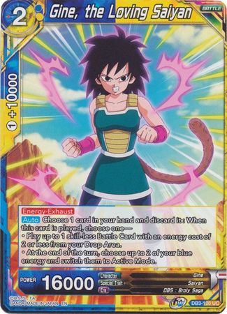 Gine, the Loving Saiyan [DB3-120] | Cracking-Singles