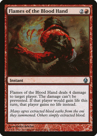 Flames of the Blood Hand [Premium Deck Series: Fire and Lightning] | Cracking-Singles