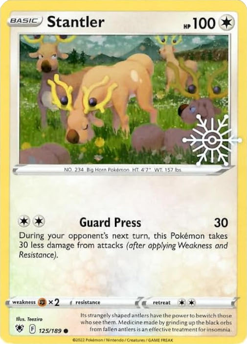 Stantler (125/189) (Holiday Calendar) [Sword & Shield: Astral Radiance] | Cracking-Singles