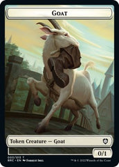 Construct (008) // Goat Double-Sided Token [The Brothers' War Commander Tokens] | Cracking-Singles