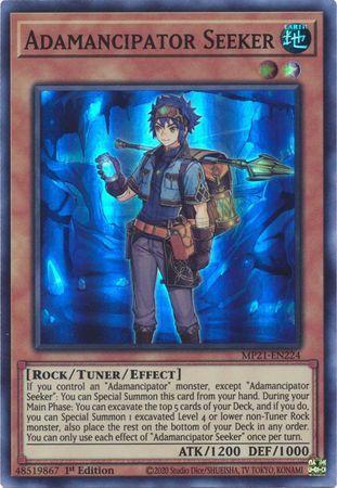 Adamancipator Seeker [MP21-EN224] Super Rare | Cracking-Singles