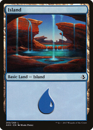 Island (260) [Amonkhet] | Cracking-Singles