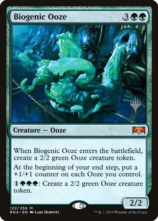 Biogenic Ooze [Ravnica Allegiance Promos] | Cracking-Singles