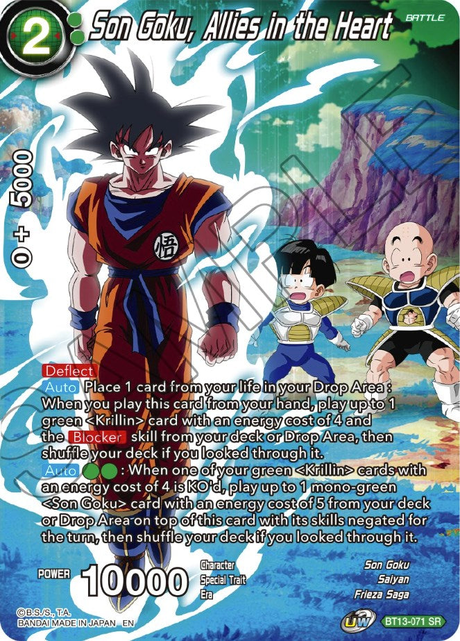 Son Goku, Allies in the Heart (BT13-071) [Theme Selection: History of Son Goku] | Cracking-Singles