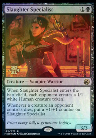 Slaughter Specialist [Innistrad: Midnight Hunt Prerelease Promos] | Cracking-Singles