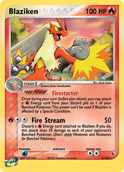 Blaziken (3/109) [EX: Battle Stadium] | Cracking-Singles