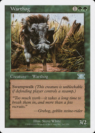 Warthog [Classic Sixth Edition] | Cracking-Singles