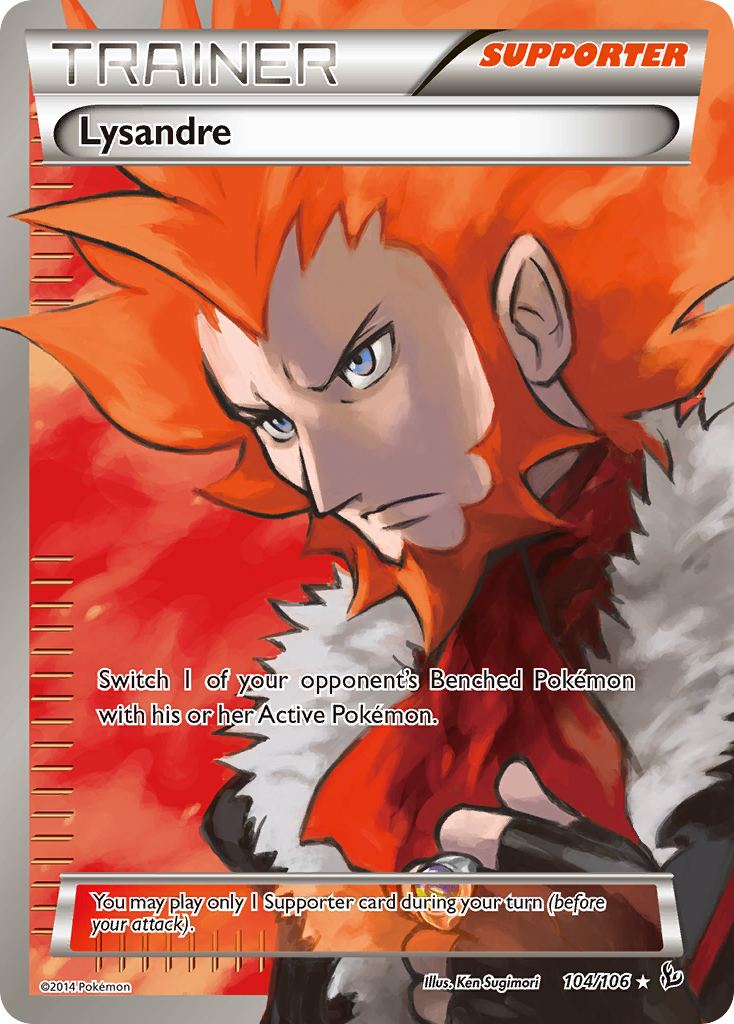 Lysandre (104/106) [XY: Flashfire] | Cracking-Singles