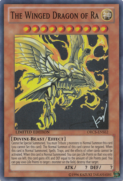 The Winged Dragon of Ra [ORCS-ENSE2] Super Rare | Cracking-Singles