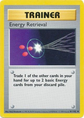 Energy Retrieval (81/102) [Base Set Shadowless Unlimited] | Cracking-Singles