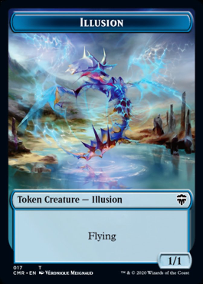 Illusion // Plant Token [Commander Legends Tokens] | Cracking-Singles