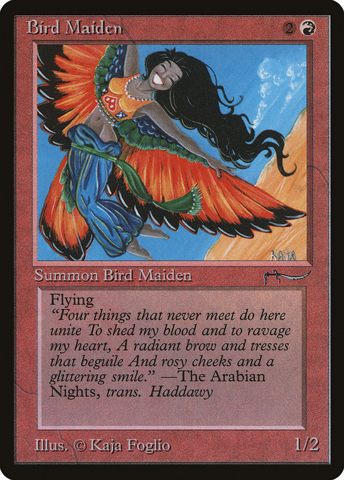 Bird Maiden (Dark Mana Cost) [Arabian Nights] | Cracking-Singles