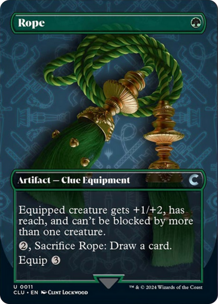 Rope (Borderless) [Ravnica: Clue Edition] | Cracking-Singles