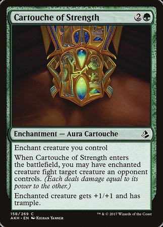 Cartouche of Strength [Amonkhet] | Cracking-Singles