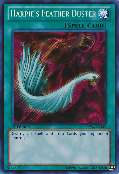 Harpie's Feather Duster [LCYW-EN149] Secret Rare | Cracking-Singles