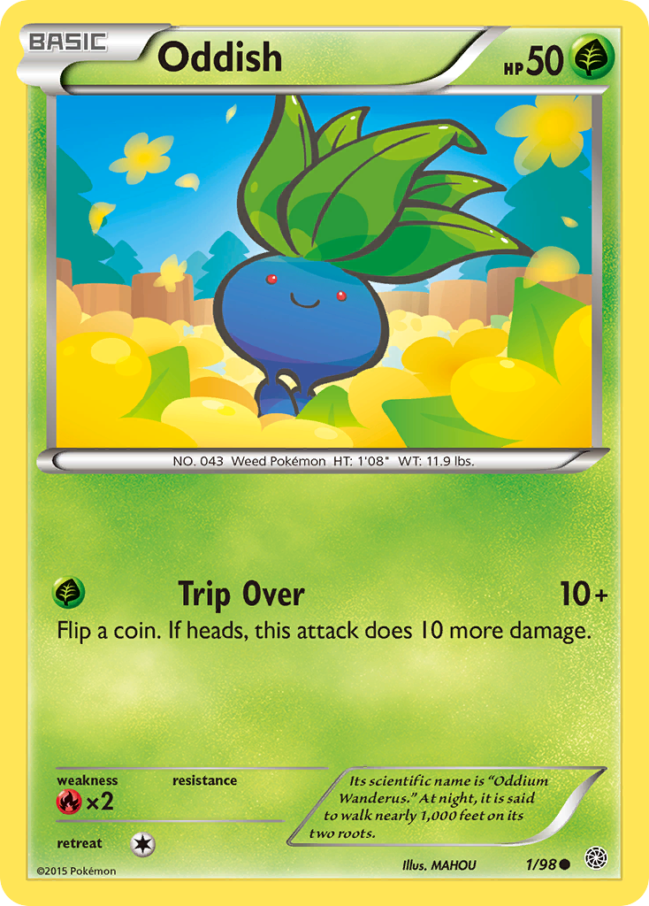 Oddish (1/98) [XY: Ancient Origins] | Cracking-Singles