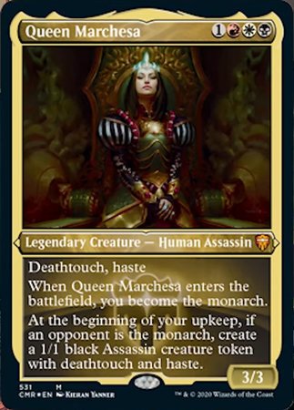 Queen Marchesa (Foil Etched) [Commander Legends] | Cracking-Singles