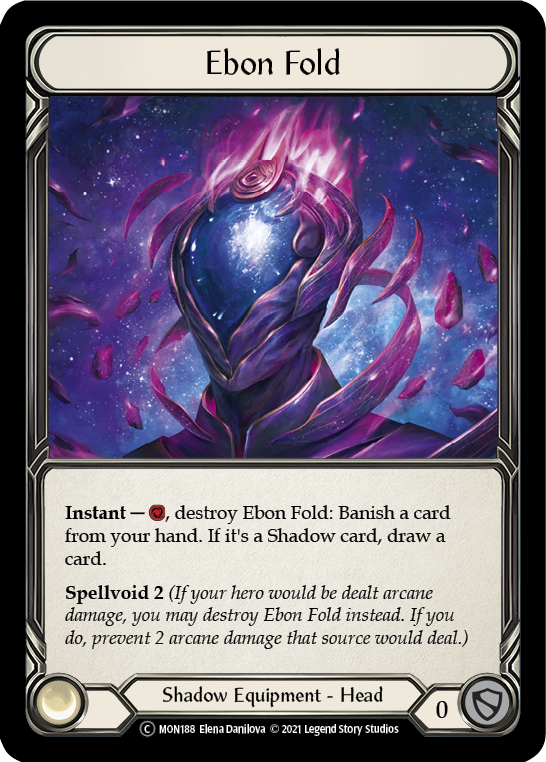 Ebon Fold (Rainbow Foil) [U-MON188-RF] Unlimited Rainbow Foil | Cracking-Singles