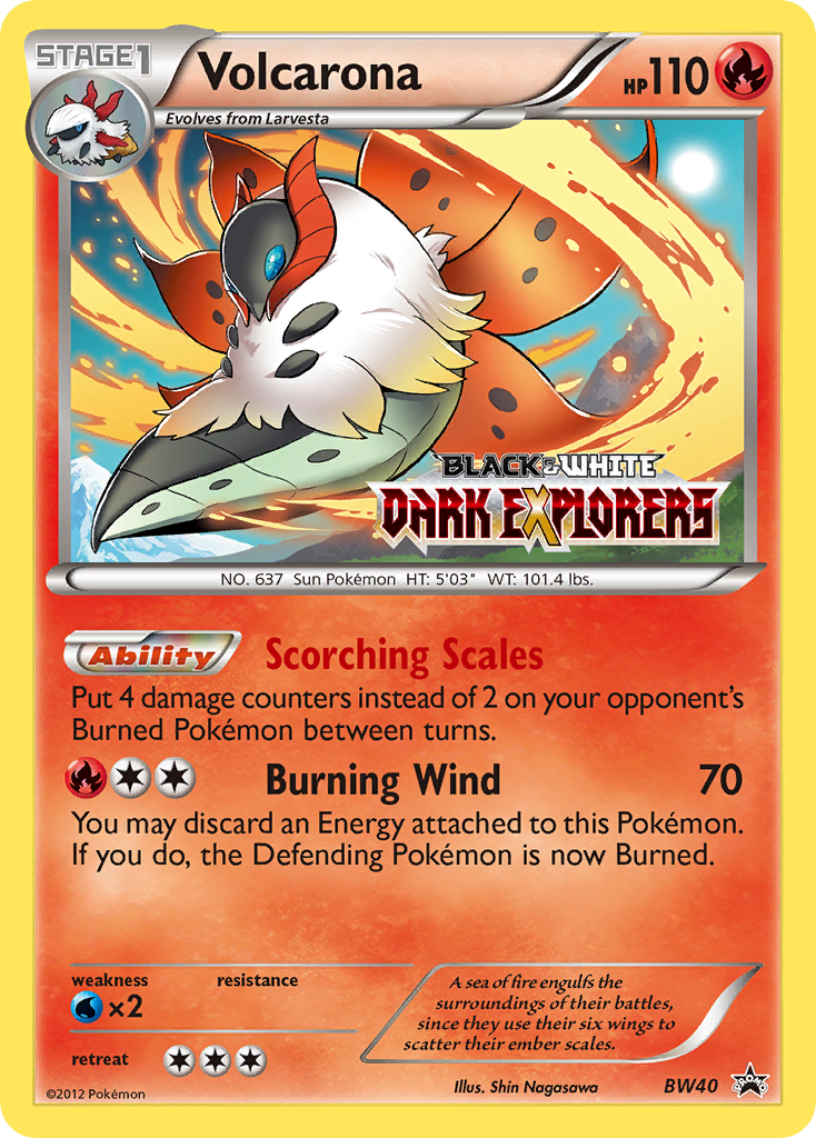 Volcarona (BW40) [Black & White: Black Star Promos] | Cracking-Singles