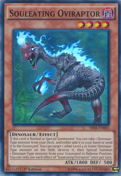 Souleating Oviraptor [SR04-EN002] Super Rare | Cracking-Singles