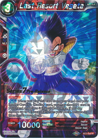 Last Resort Vegeta [BT7-010_PR] | Cracking-Singles